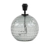 Lamp base 24x32 cm TAIKI smoked glass grey - Aljraiwy Online