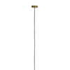 Hanging lamp 48 cm MEDINA antique bronze+glass clear - Aljraiwy Online