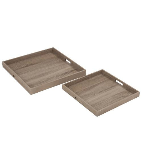 Square Tray Set of 2 - Aljraiwy Online