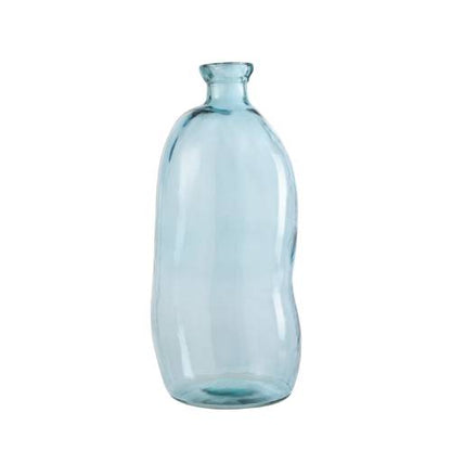 Vase Olivia Glass Light Blue - Aljraiwy Online