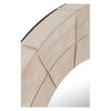 Mirror Border Round Leath (70x7x70cm) - Aljraiwy Online