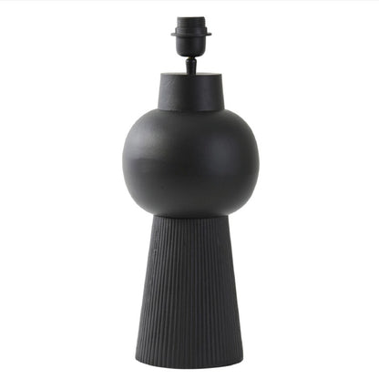 Lamp base 20x42 cm SHAKA matt black - Aljraiwy Online